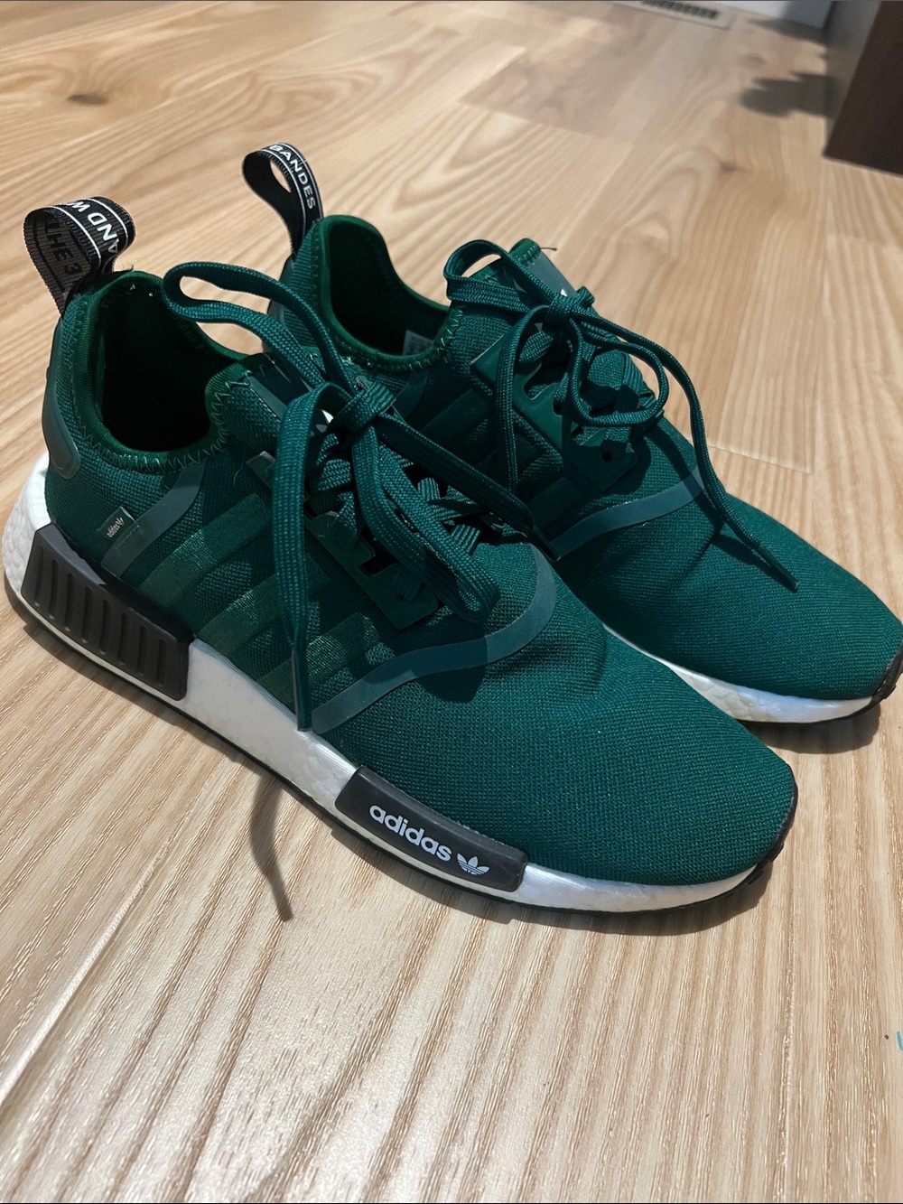 adidas Womens NMD R1 Sneaker - Forest Green